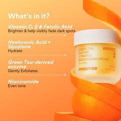 Green Tea Enzyme Vitamin C Brightening Cream, , large, image7