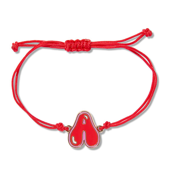 Alphabet Lucky Bracelet Charm, A, large, image1