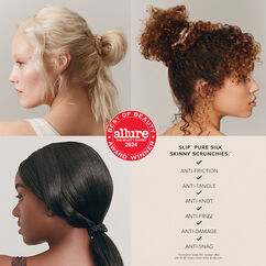 Pure Silk Skinny Scrunchie Ornament, CANDY CANE, large, image6