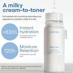 Cream Skin Cerapeptide&trade; Toner & Moisturizer, , large, image5