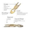 N&ordm;1 Hairpin Steel  - Yellow Gold Finish, , large, image3