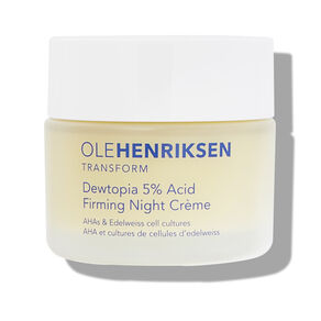 Dewtopia 5% Acid Firming Night Cr&egrave;me.