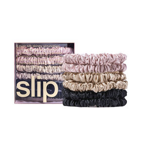Pure Silk Skinny Scrunchies - Various Colours