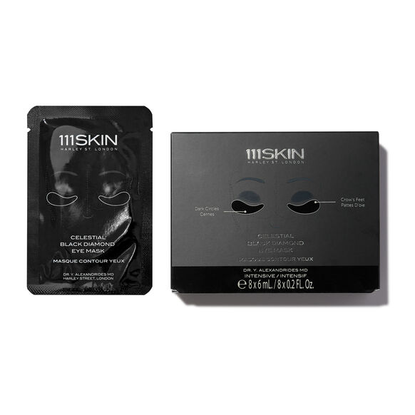Celestial Black Diamond Eye Mask, , large, image1