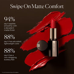 Caviar Smoothing Matte Lipstick, 520 SCARLET VELVET, large, image8