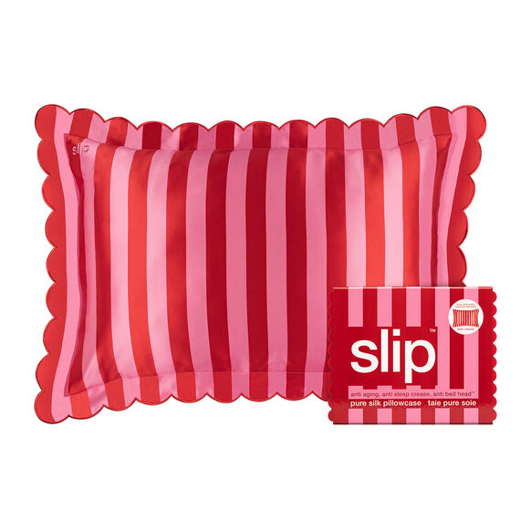 Silk Scalloped Queen Pillowcase &ndash; Sunshade, , large, image1