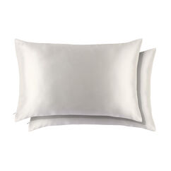 Pure Silk Queen Pillowcase Duo &ndash; White, , large, image2