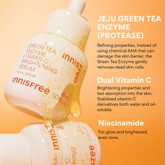 Green Tea Enzyme Vitamin C Brightening Serum, , large, image6