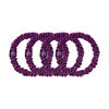 Pure Silk Skinny Scrunchies - Dark Purple, , large, image2