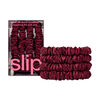 Pure Silk Skinny Scrunchies - Maroon