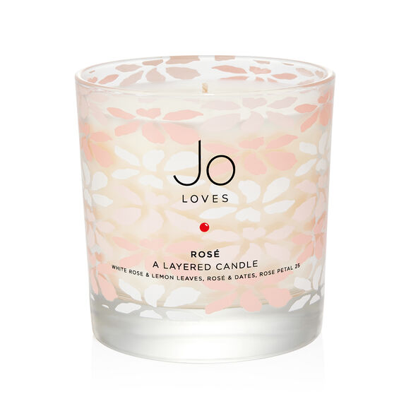 Ros&eacute; A Layered Candle, , large, image1