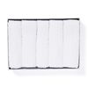 Pack of Five Cotton Face Cloths, , large, image1