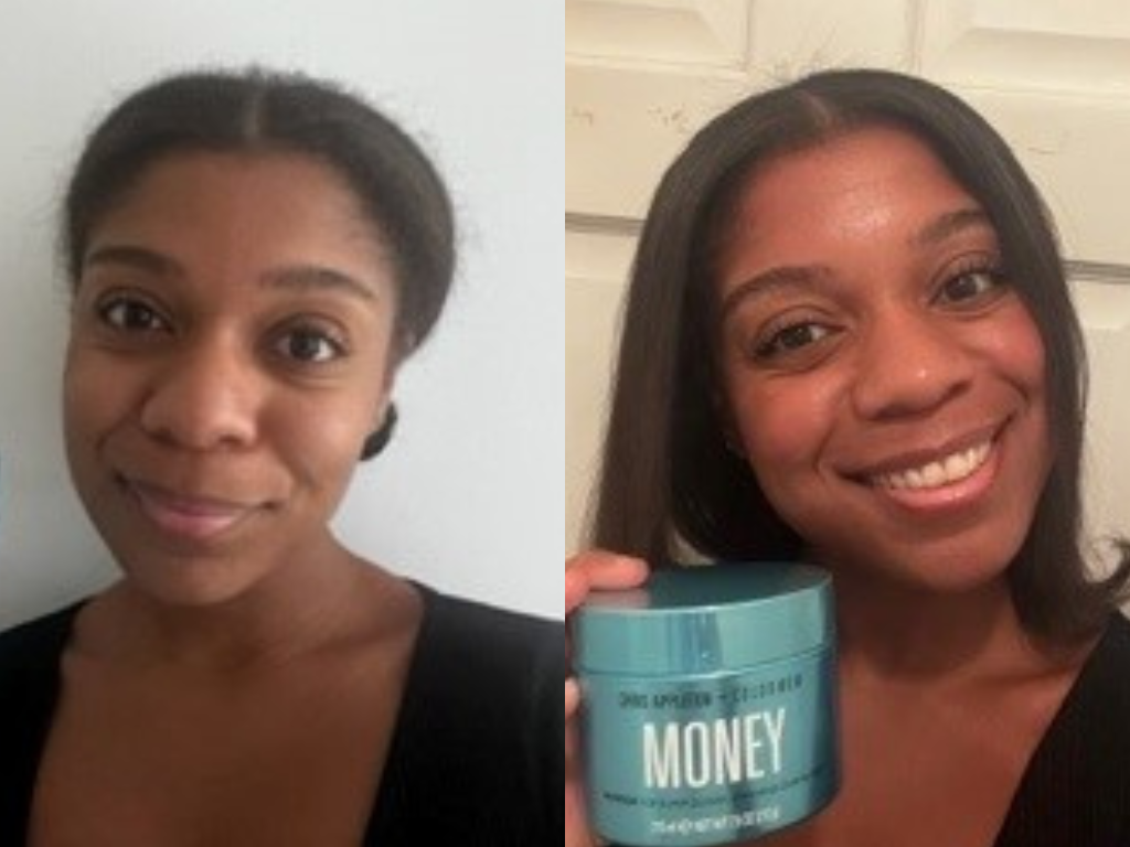 Before and after Color Wow Money Masque | Space NK Before and after Color Wow Money Masque | Space NK