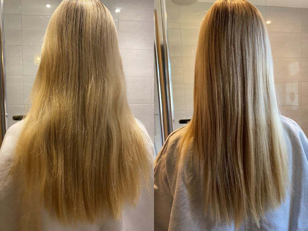 Before and after Color Wow Money Masque | Space NK Before and after Color Wow Money Masque | Space NK