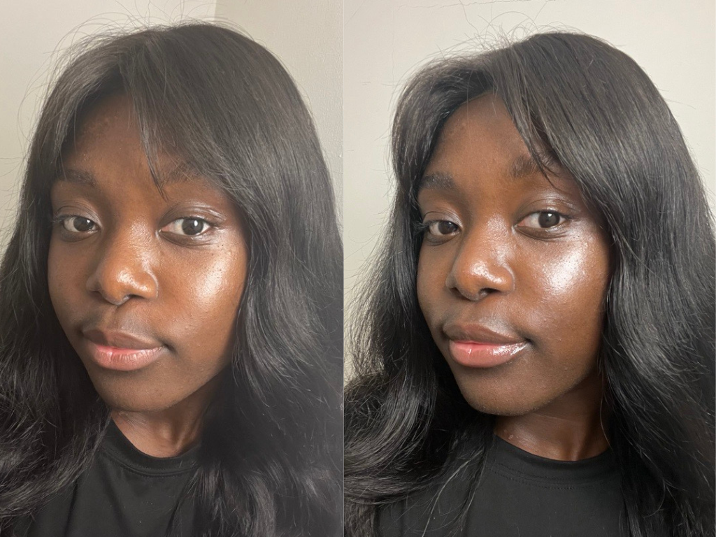 Drunk Elephant B-Goldi Drops Before and After | Space NK Drunk Elephant B-Goldi Drops Before and After | Space NK