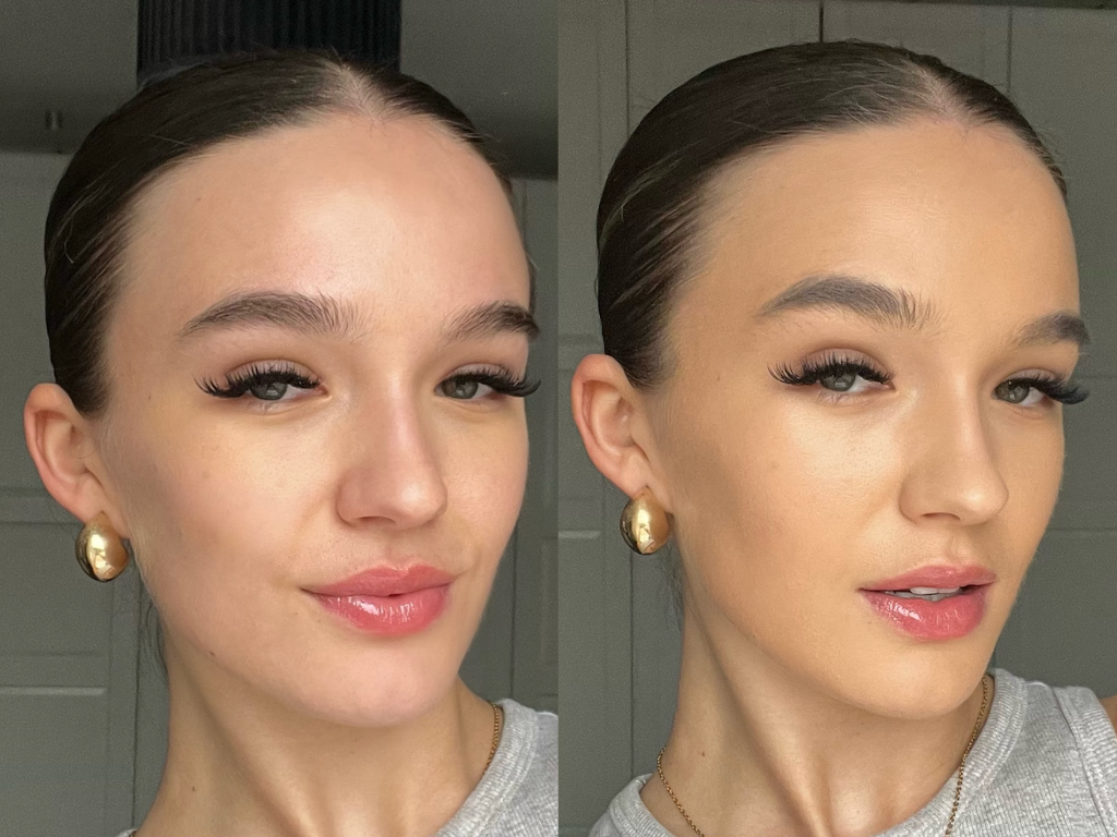 Grace before and after NARS Light Reflecting Foundation | Space NK Grace before and after NARS Light Reflecting Foundation | Space NK
