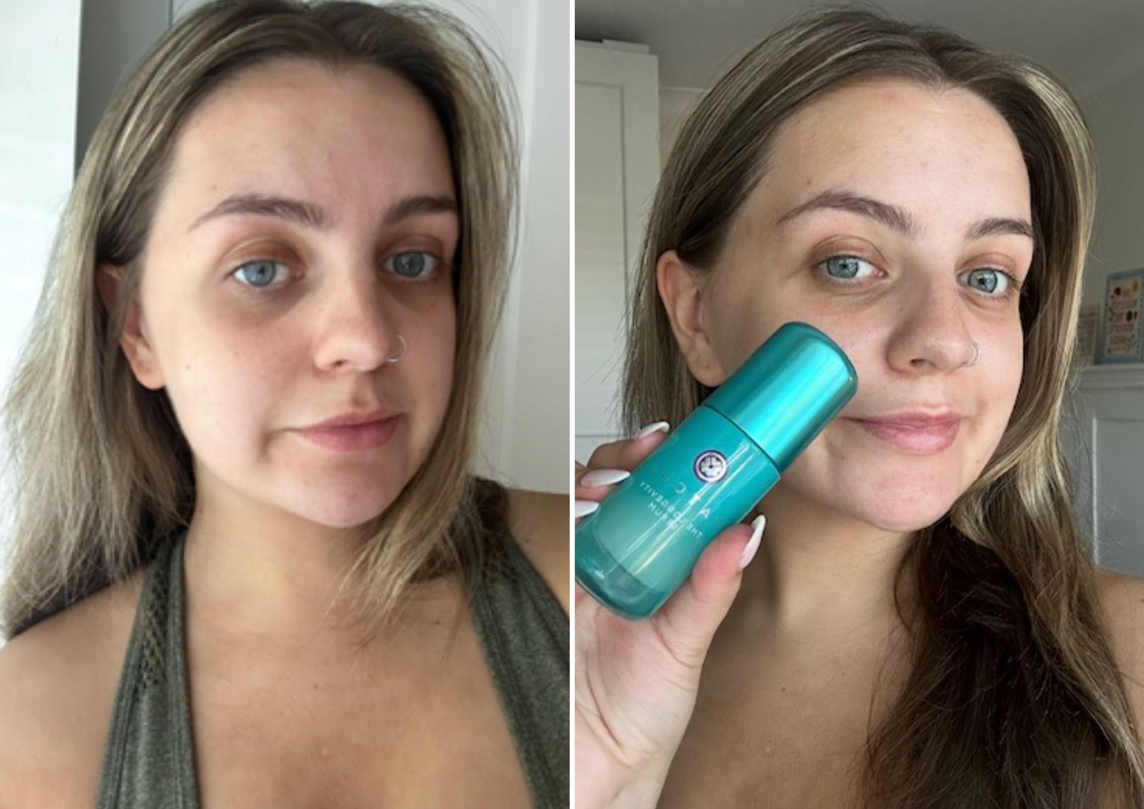 Caitlin's Tatcha The Longevity Serum Before And After