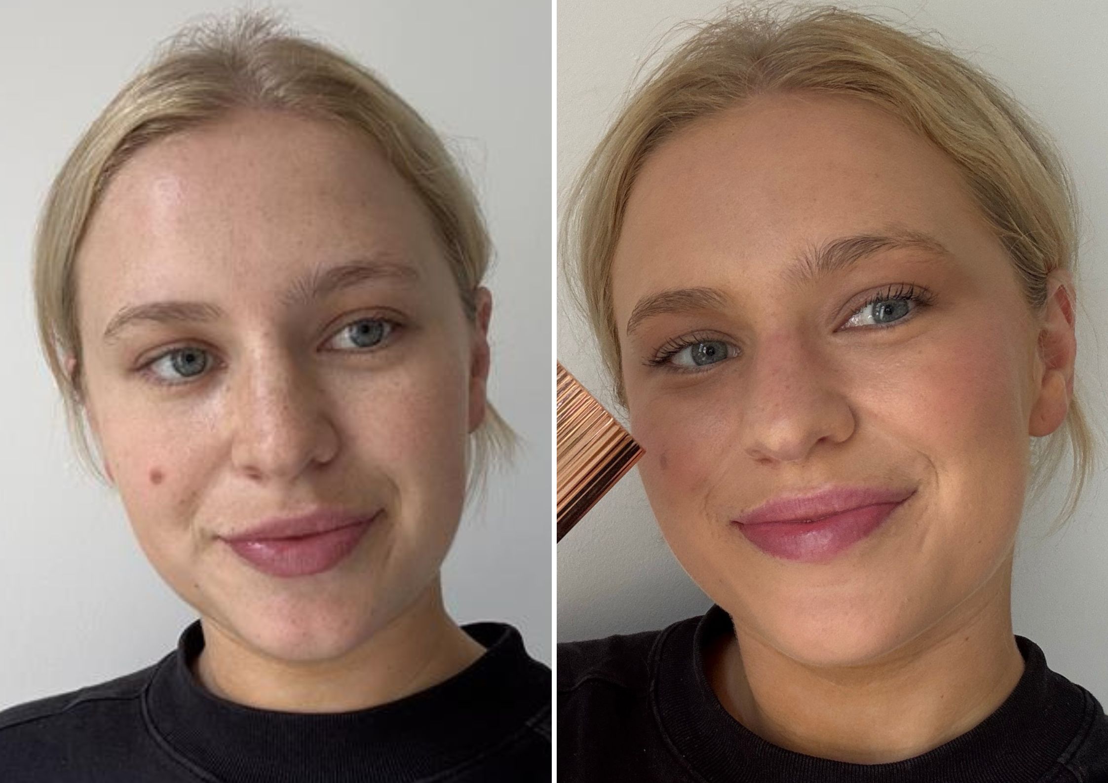 Charlotte Tilbury Airbrush Flawless Foundation review | Ruby before & after