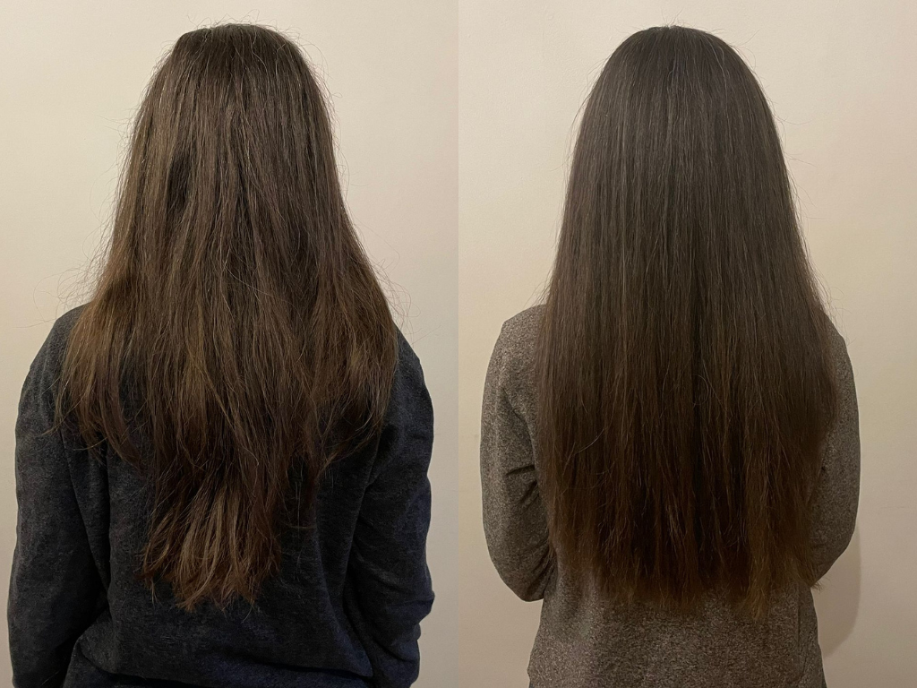 Before and after Color Wow Money Masque | Space NK Before and after Color Wow Money Masque | Space NK