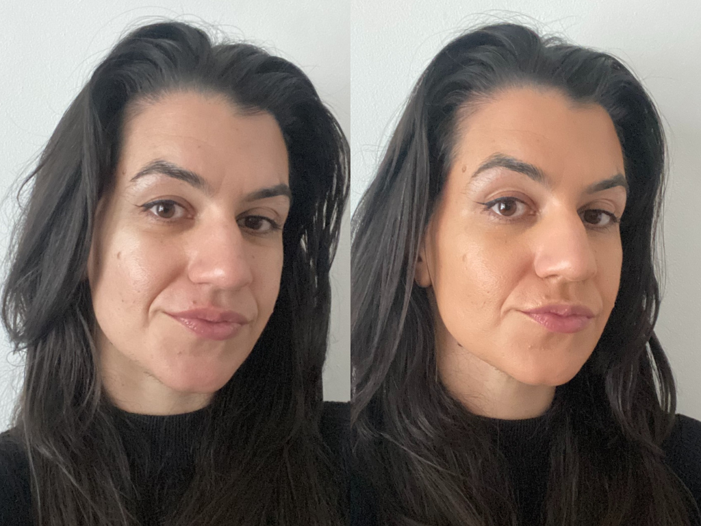 Vanessa before and after NARS Light Reflecting Foundation | Space NK Vanessa before and after NARS Light Reflecting Foundation | Space NK