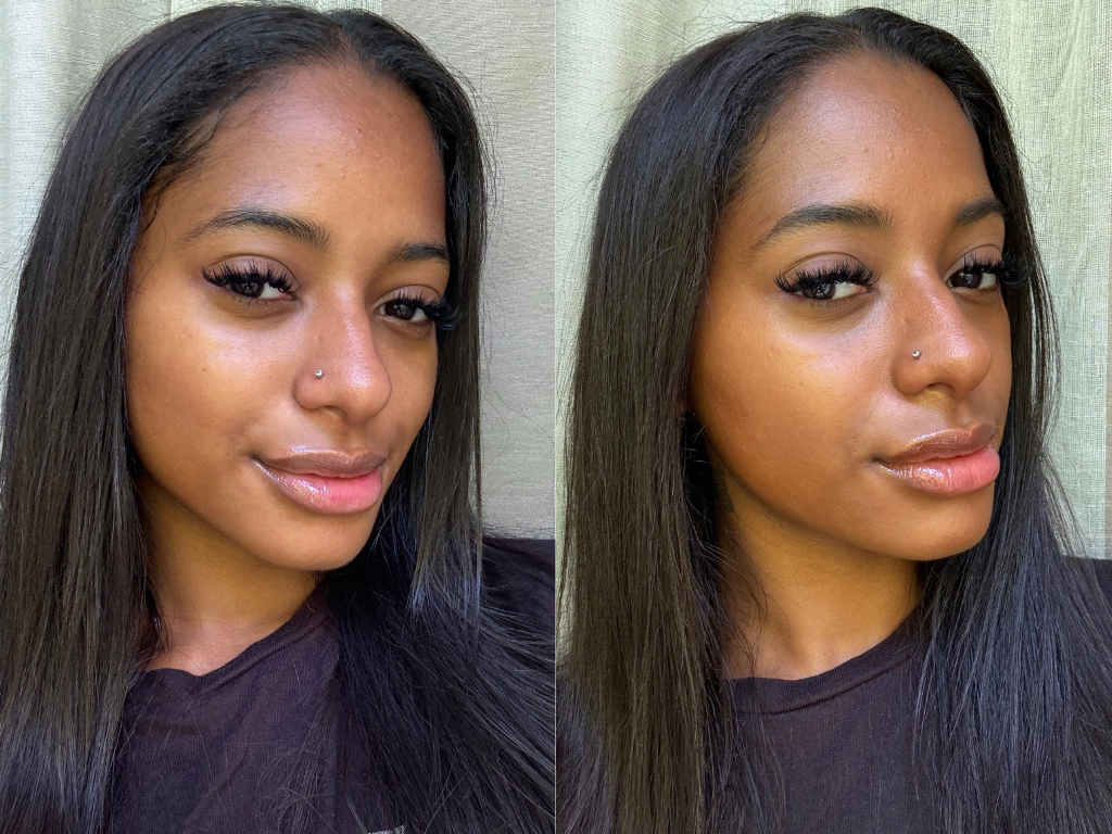 Before and after photos of Charlotte Tilbury Unreal Skin Foundation | Space NK Before and after photos of Charlotte Tilbury Unreal Skin Foundation | Space NK